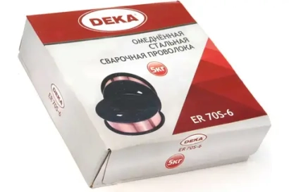 Проволока омедненная ER70S-6 (0.8 мм; 5 кг) DEKA