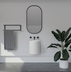 Раковина Abber Stein 42 AS2624 Белая матовая