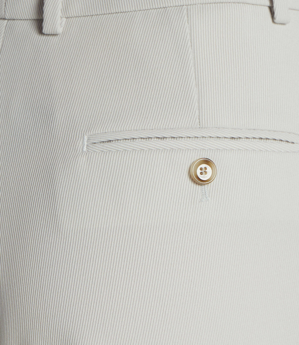 Хлопковые штаны Taleco1 BOSS BLACK - серый(50520791)