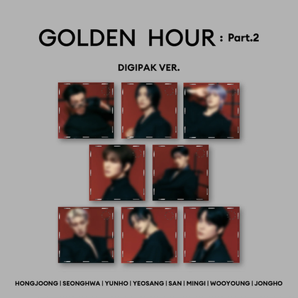 Альбом ATEEZ - GOLDEN HOUR : Part.2 (Digipak Ver.) (с автографом Hello82)
