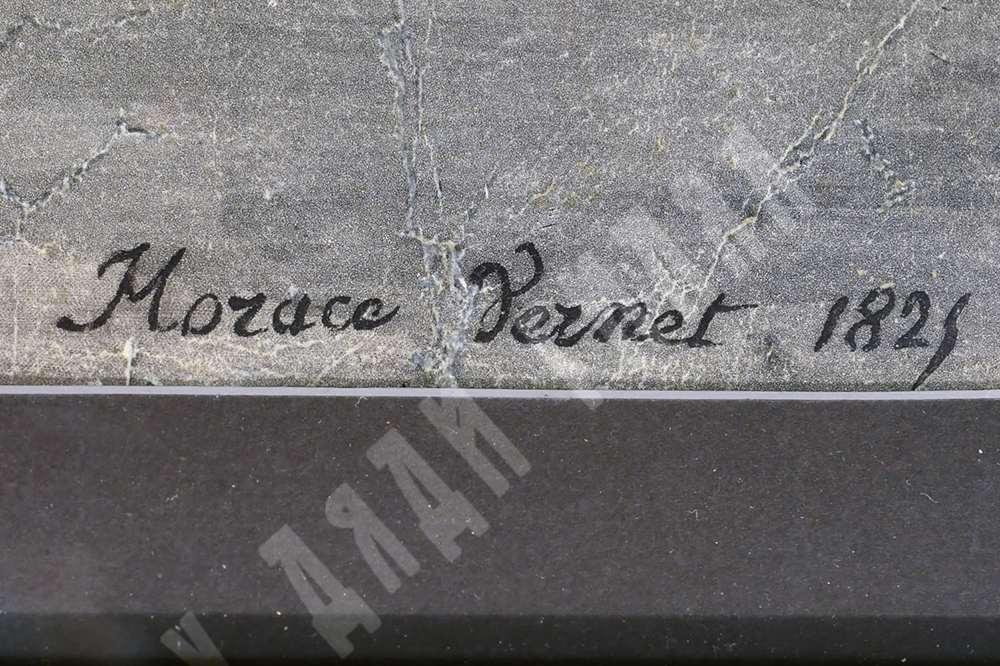 Орас Верне (1789-1863) «Прощание Наполеона с императорской гвардией в Фонтенбло 8(20) апреля 1814 г.