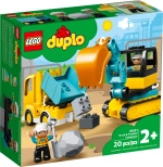 Конструктор LEGO Duplo 10931 Конструктор Грузовой и гусеничный экскаватор