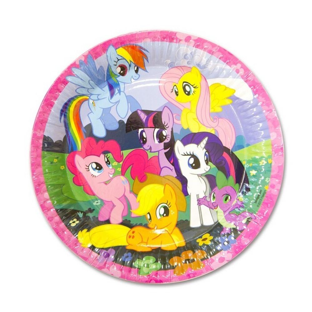Тарелки My Little Pony 23 см, 8 шт. #1502-1328