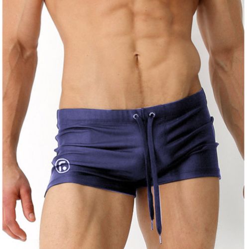 Мужские плавки боксеры темно-синие Romeo Rossi RR6533-16