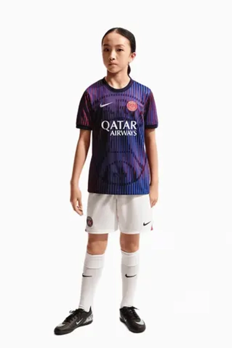 Футболка Nike PSG 25/26 Pre-Match Junior - темно-синий