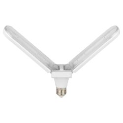 Фитолампа для растений светодиодная ЭРА GREEN LINE ФИТО-20W-PL-E27-GR 2-х лепестковая красно-синего спектра 20 Вт Е27