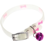 Ошейник для кошек с колокольчиком 1*30см «Neon-Кость» светящийся Ultramarine