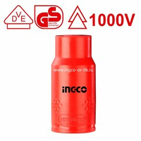 Головка изолированная торцевая шестигранная 10 мм 1/2" 1000В INGCO HIHAST12101 INDUSTRIAL