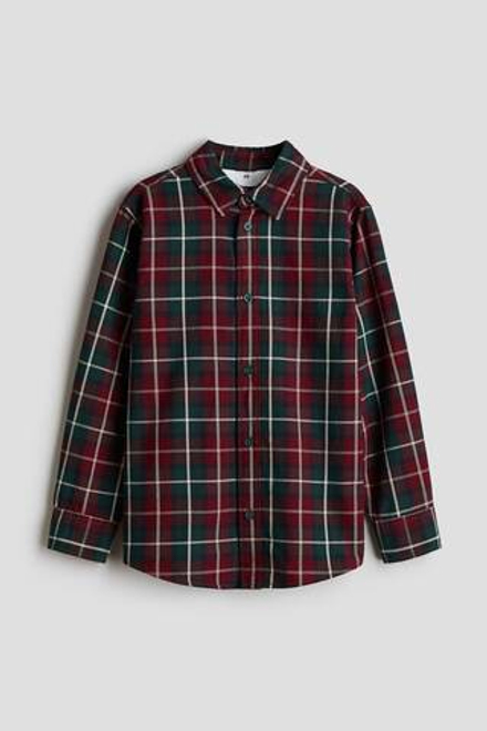 H&M Рубашка из хлопка, красный