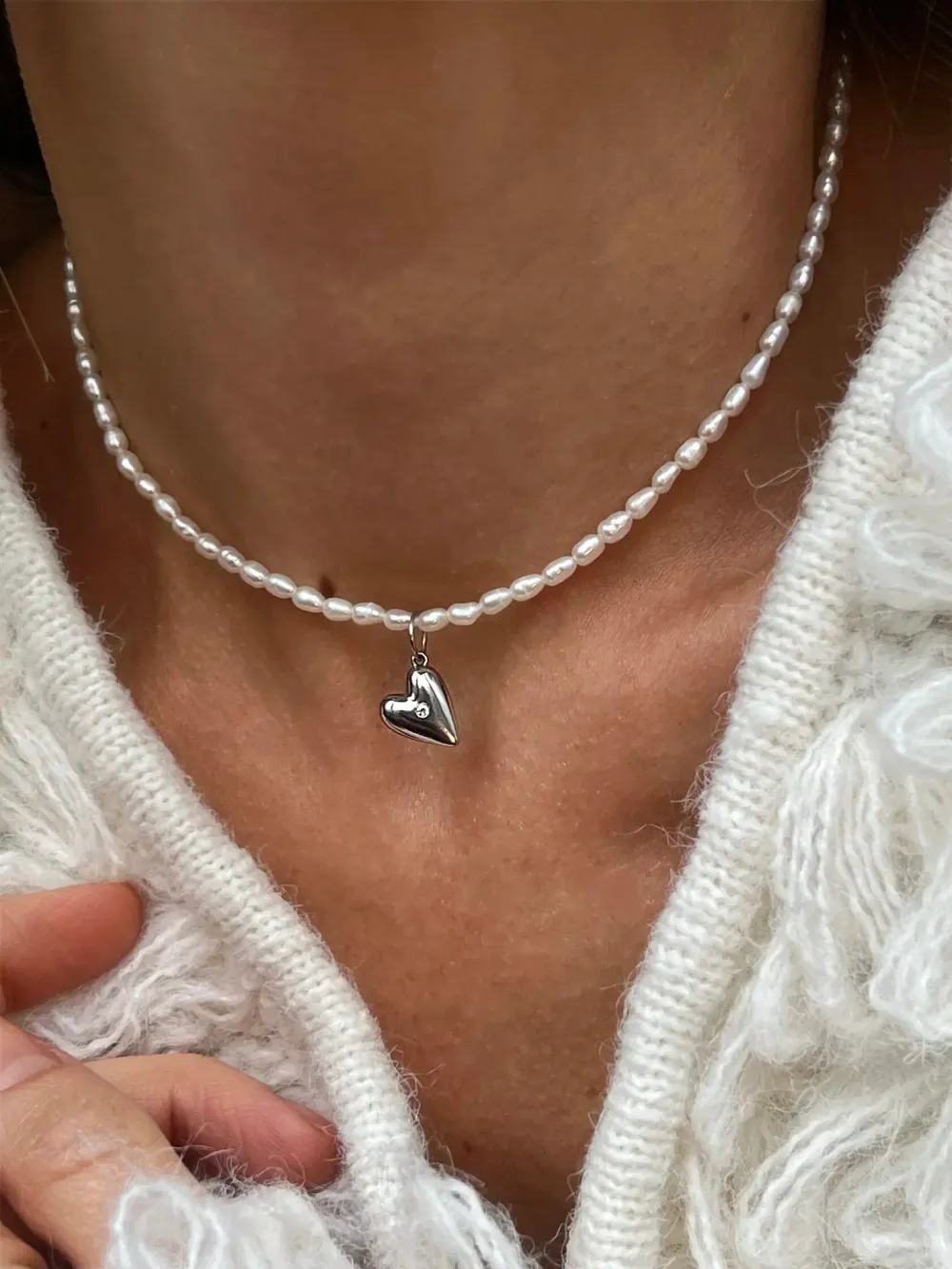 Двусторонняя подвеска Love с фианитом