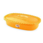 Миска 1,5л прямоугольная с крышкой