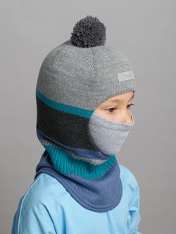 Шлем зимний вязаный (Море) ГУФ