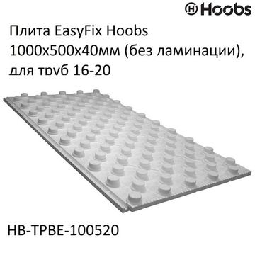 Плита для тёплого пола Hoobs EasyFix 1000х500х40 мм с без ламинации (HB-TPBE-100520)