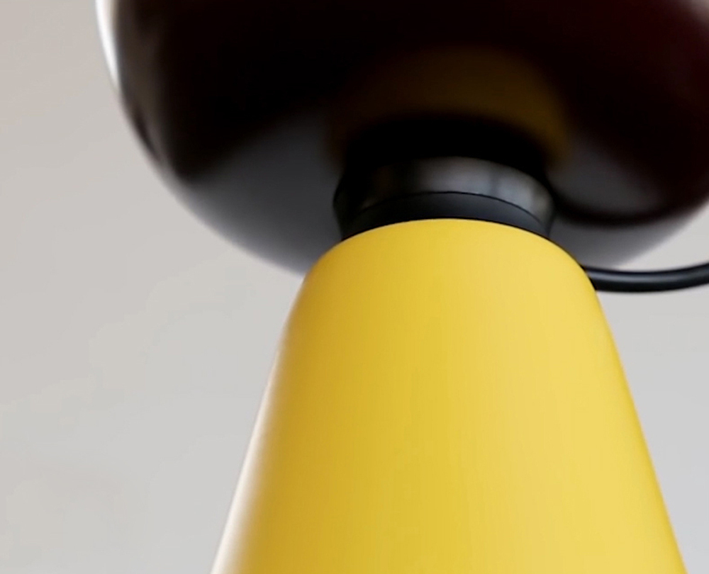 Pendant design lamp Hem Alphabeta by Luca Nichetto (C)