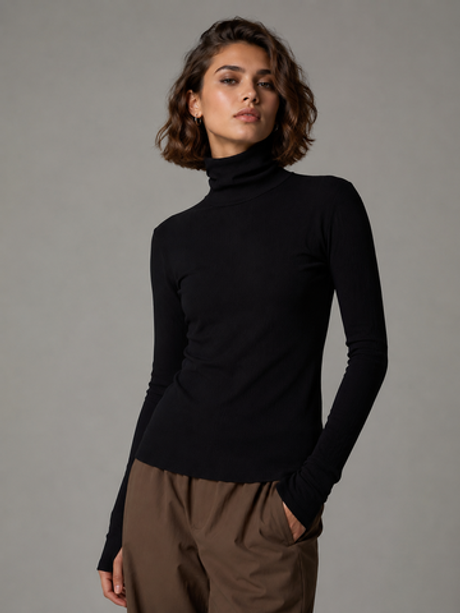 Водолазка женская THE NORTH FACE W TURTLE NECK LS TEE TNF BLACK