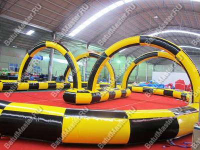 Надувная гоночная трасса "Предел 2" 12*12*3 м