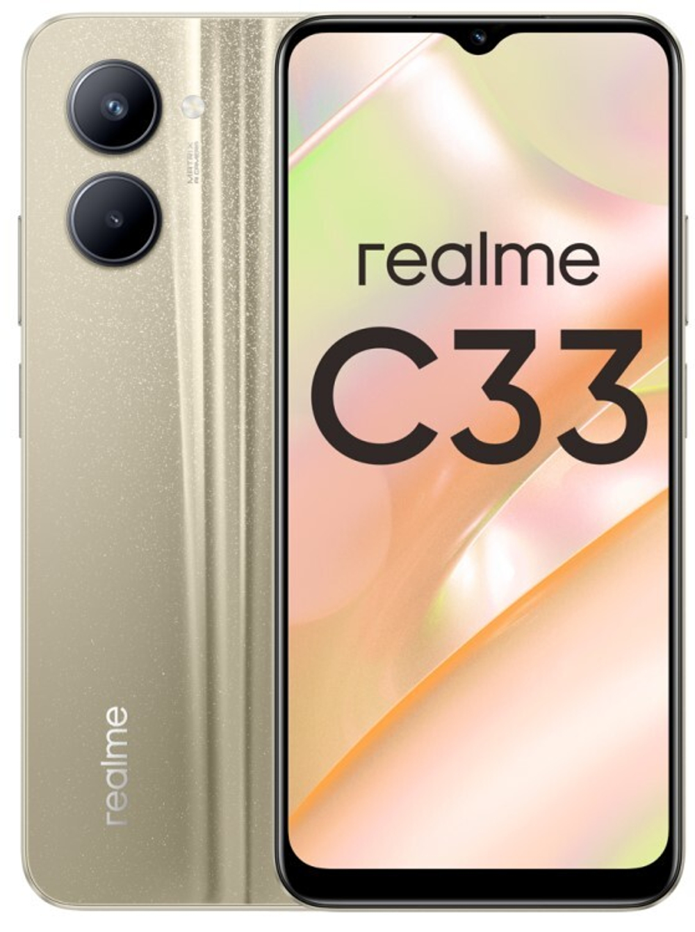 Смартфон Realme C33 4/128GB Золотой