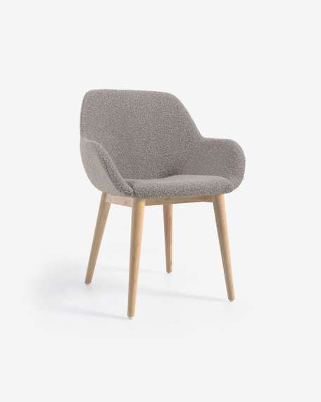 Стул Konna серое букле | La Forma | Испания | Купить в Hallberg.ru