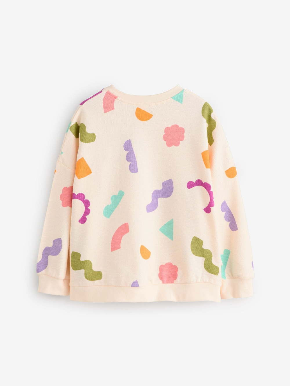 Толстовка и шорты в комплекте для девочки Next E55-505, Кремовый, Сиреневый