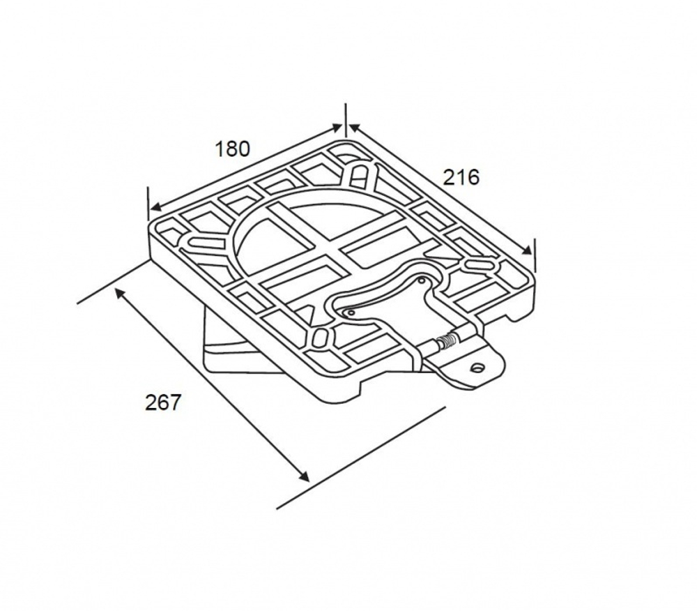 Быстроразъемный вращающийся переходник 7"