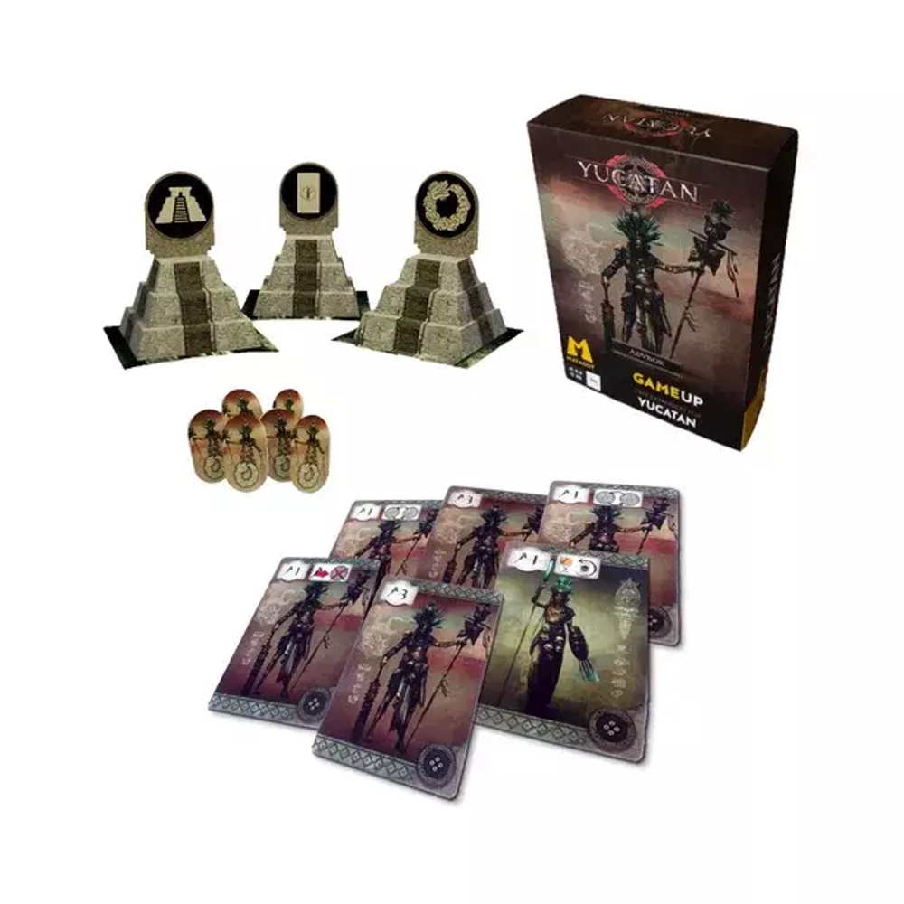 Набор из 4 минидополнений для игры Юкатан (Сколопендра, Змей видений, Булук Чабтан, Советники)