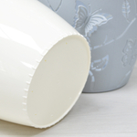 Горшок цветочный Butterflies 5,3л D225мм, серый шторм