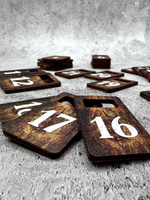 Номерки для гардероба 3х5 см