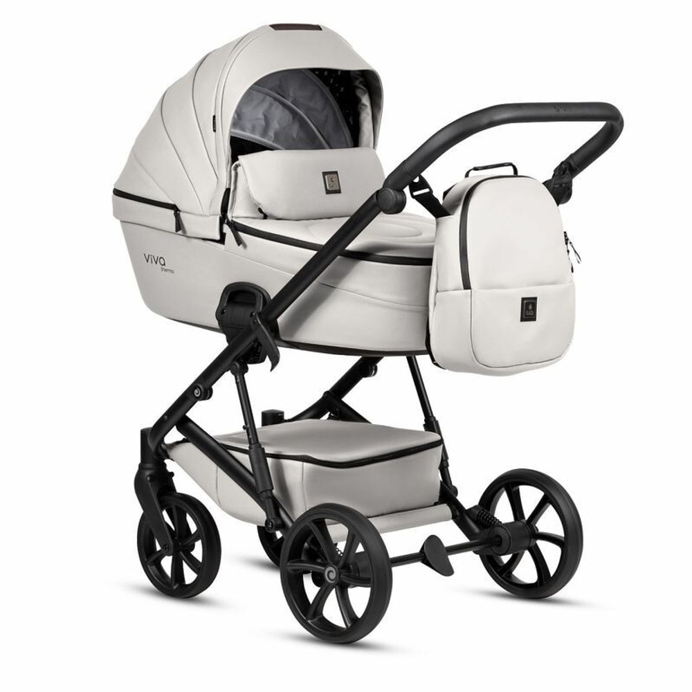 Коляска 2 в 1 Tutis Viva 6+ Leather Cloud