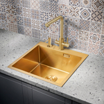 Мойка для кухни MILACIO Denia  51 Steel MC.77488 золото