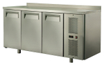 Стол холодильный POLAIR TM3-GC с бортом