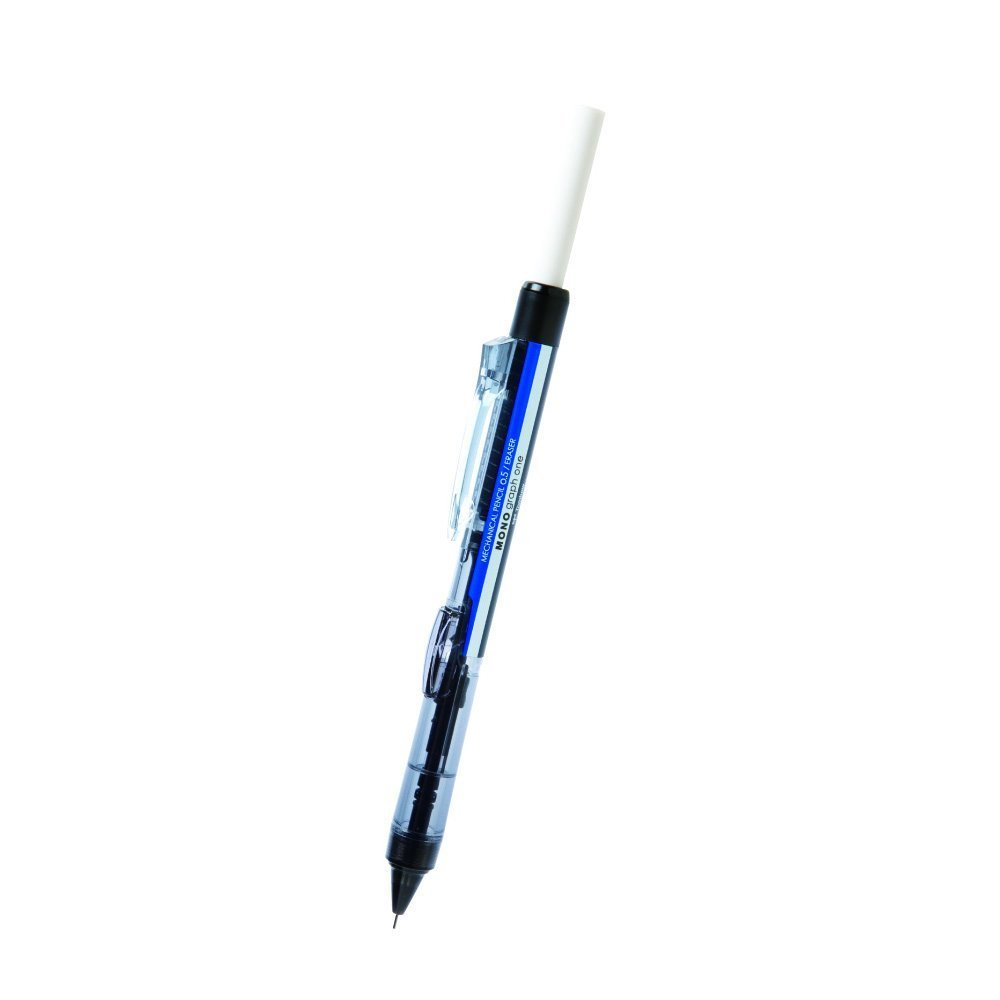 Механический карандаш 0,5 мм Tombow Mono Graph One сине-бело-чёрный