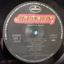 Винтажная виниловая пластинка LP 10cc Deceptive Bends (Japan 1977) (Obi) Honeymoon With B Troop
