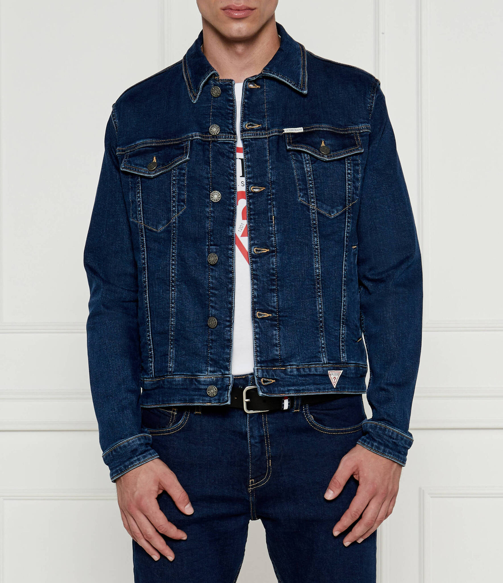 Джинсовая куртка Guess Jeans - голубой(M4YN33 D5DM3)