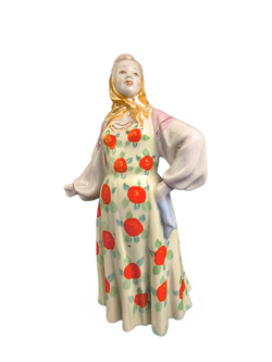 Фарфоровая статуэтка "Плясунья Даша" (Дулёво)