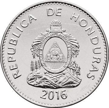 50 сентаво 2016 Гондурас