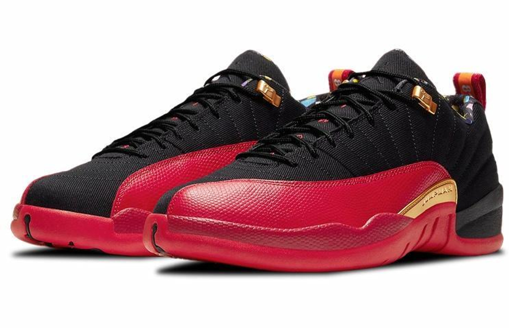 Кроссовки Jordan Air Jordan 12 Retro Low Se "Black And Metallic Gold"