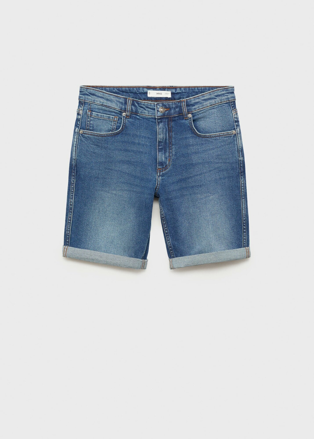 Бермуды из денима slim fit