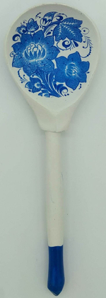 Ложка деревянная "Гжель" большая