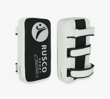 Макивара rusco sport к/з черно-белая