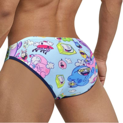 Мужские трусы танга голубые PUMP! MP296-17