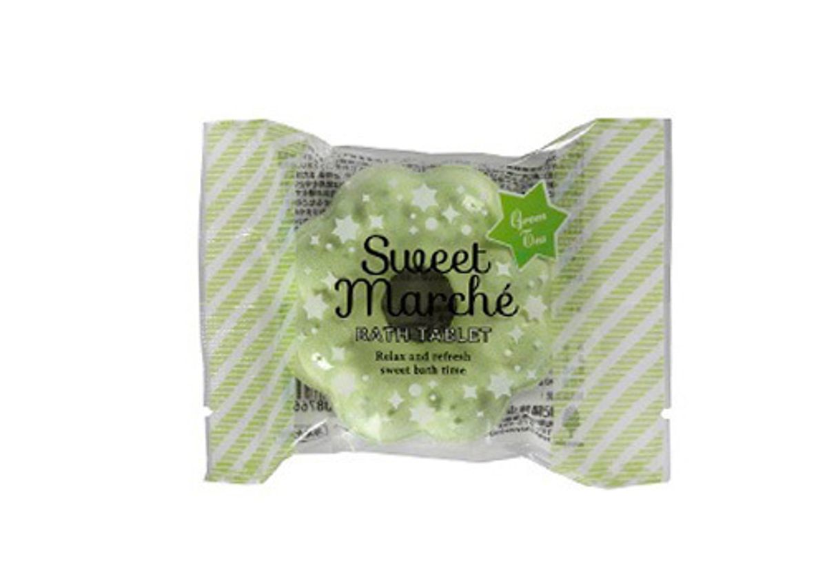 Соль для  ванны Novopin Sweet Marche с ароматом зеленого чая, 40г