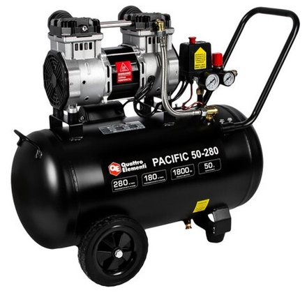 Компрессор поршневой безмасляный QUATTRO ELEMENTI PACIFIC 50-280 915-342