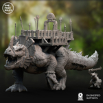 Grand Alliance Order Seraphon Stegadon миниатюра для dnd, днд, pathfinder, фентези, Настольная игра, НРИ, Варгейм, РПГ