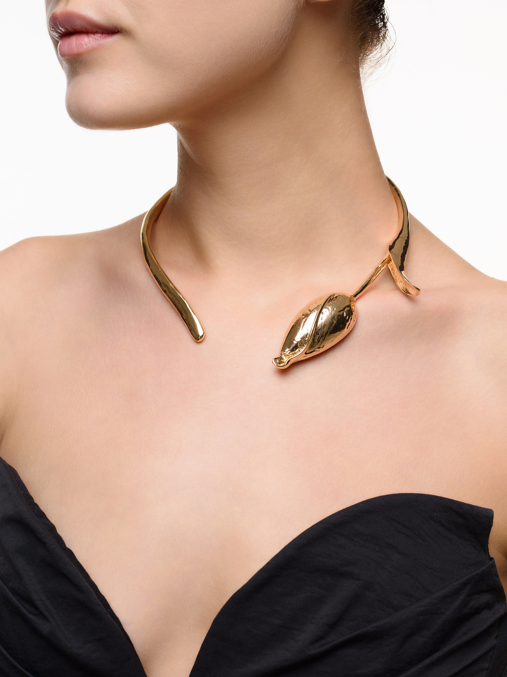 Обруч "Tulip" Gold