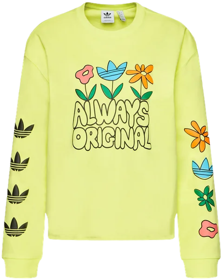 Футболка с длинным рукавом женская Adidas Always Original Graphic, арт. HC5428