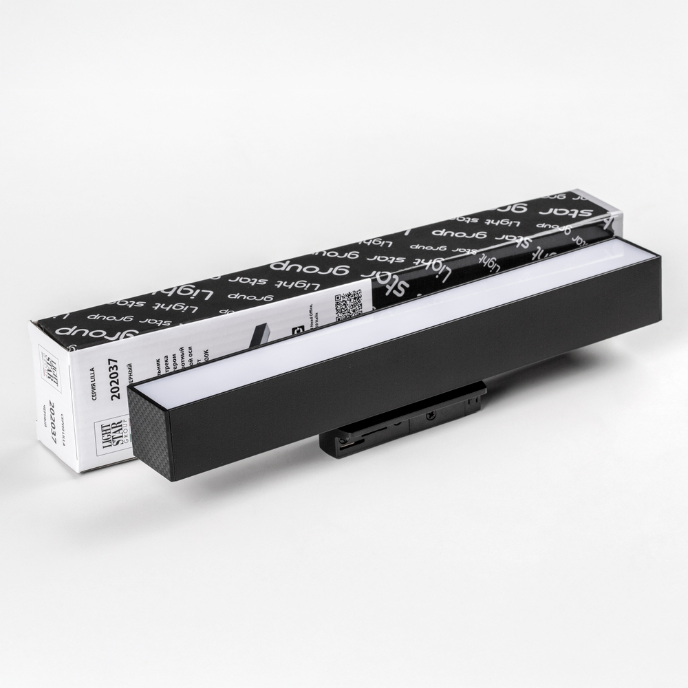 202037 Светильник линейный д/трека LILLA LED 20W 1500LM 120G ЧЕРНЫЙ 3000K