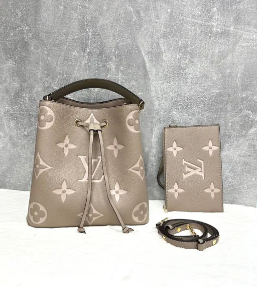 Сумка Louis Vuitton Neonoe MM серо-бежевый