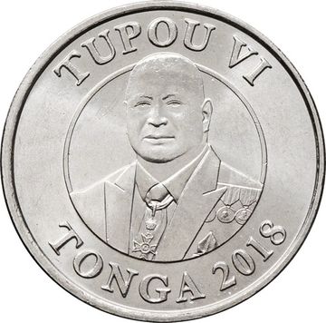 5 сенити 2018 Тонга