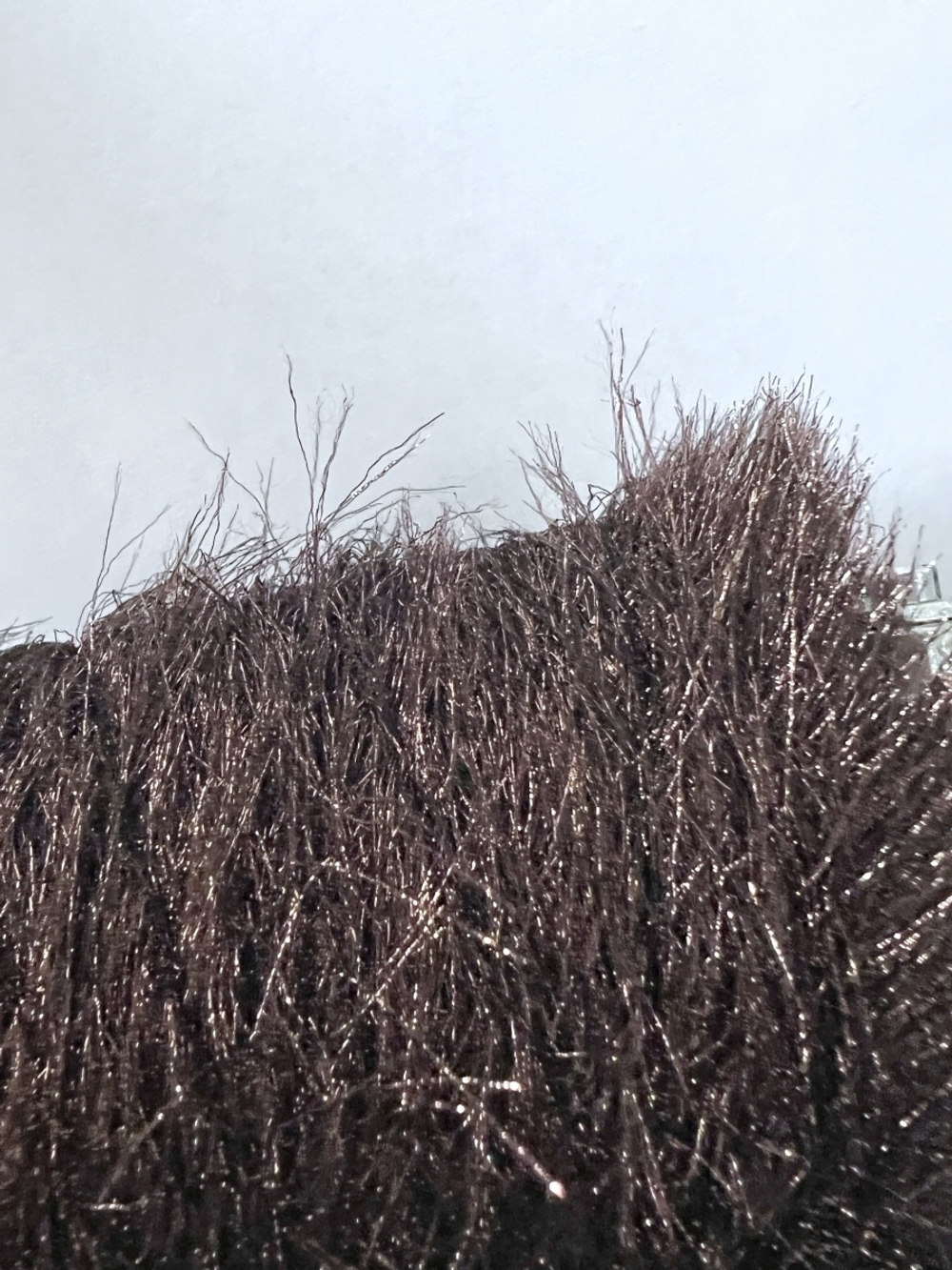 Трикотажная пряжа для вязания YETI реснички мех