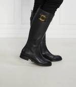 Кожаные офицерские сапоги chany See By Chlo\u00e9 - черный(SB41093A 18147)